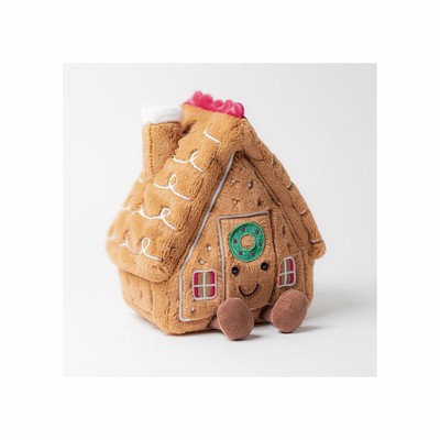 Jellycat Gingerbread House UK | 26385OYUV